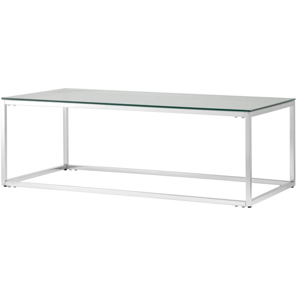 Журнальный стол 120*60 ТАУН серебро 