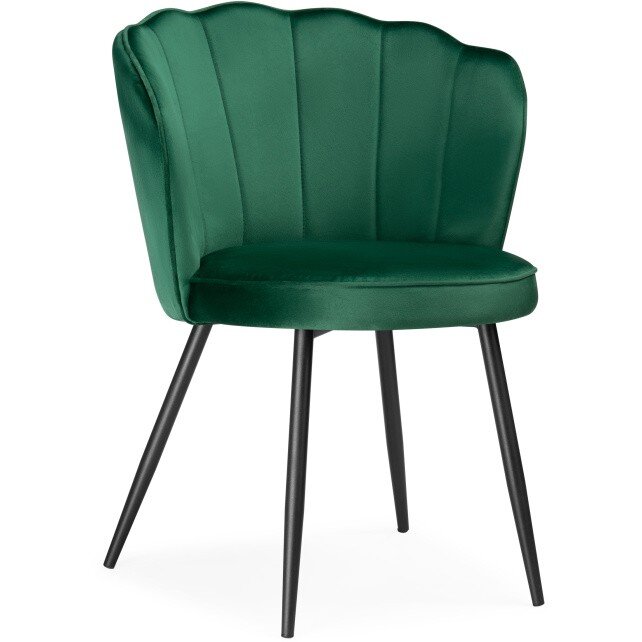 Стул на металлокаркасе Coral green / black Стул на металлокаркасе Coral green / black